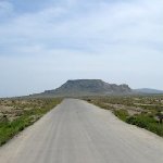 Road from Baku to Gobustan