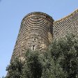 Pictures of the Maiden Tower in Baku, Azerbaijan 