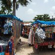 Pictures on the market in Marigot, Saint Martin