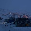 Tasiilaq by night, pictures