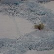 Helicopter ride over the Arctic Wonderland of Greenland