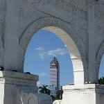 Pictures of the Taipei Financial Center and The National Chiang Kai-shek Memorial Hall , Taipei City Taiwan