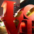 Love Letters in front of the Taipei 101 in Taiwan