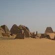 Nubian pyramids of the Meroe Empire, Sudan, Khartoum Sudan