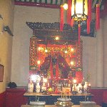 Hong Kong Hong Kong Altar inside the Man Mo Temple in Hong Kong