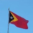 The flag of East Timor, Dili East Timor
