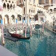 The gondels at The Venetian