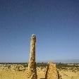 Pinnacle Desert in rental car, Australia Cervantes Diary Photo