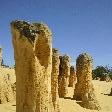 Pinnacle Desert in rental car, Australia Cervantes Review Photo