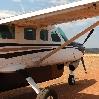 Arriving at the Kuro Airstrip in Tarangire NP