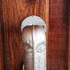 Details and wood carvings door knob