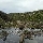 Walking across Snake Lagoon Australia