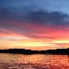 Sunset panorama at teh Bahamas. Bahamas