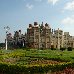 Picture of the Mysore Palace and the beautiful palace gardens, India. India