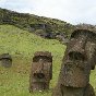 Moai sculptures on Easter Island, Chile Chile