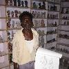 Local rock sculpture art shop in Mamallapuram, India India