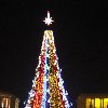 Christmas tree on Republic Square in Yerevan, Armenia Armenia Middle East