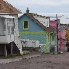 Colourful houses of Saint-Pierre Saint Pierre and Miquelon North America